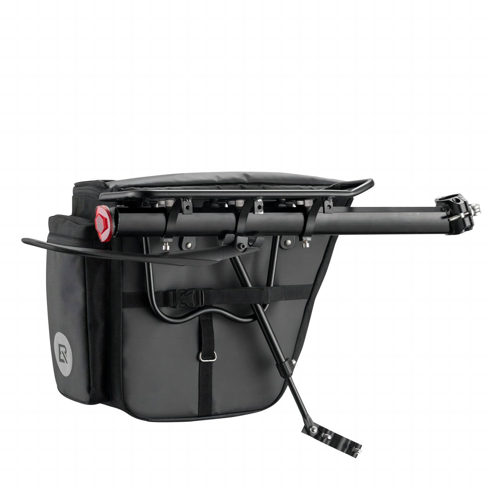 Adjustable rear bike rack with quick release and fender by ROCKBROS