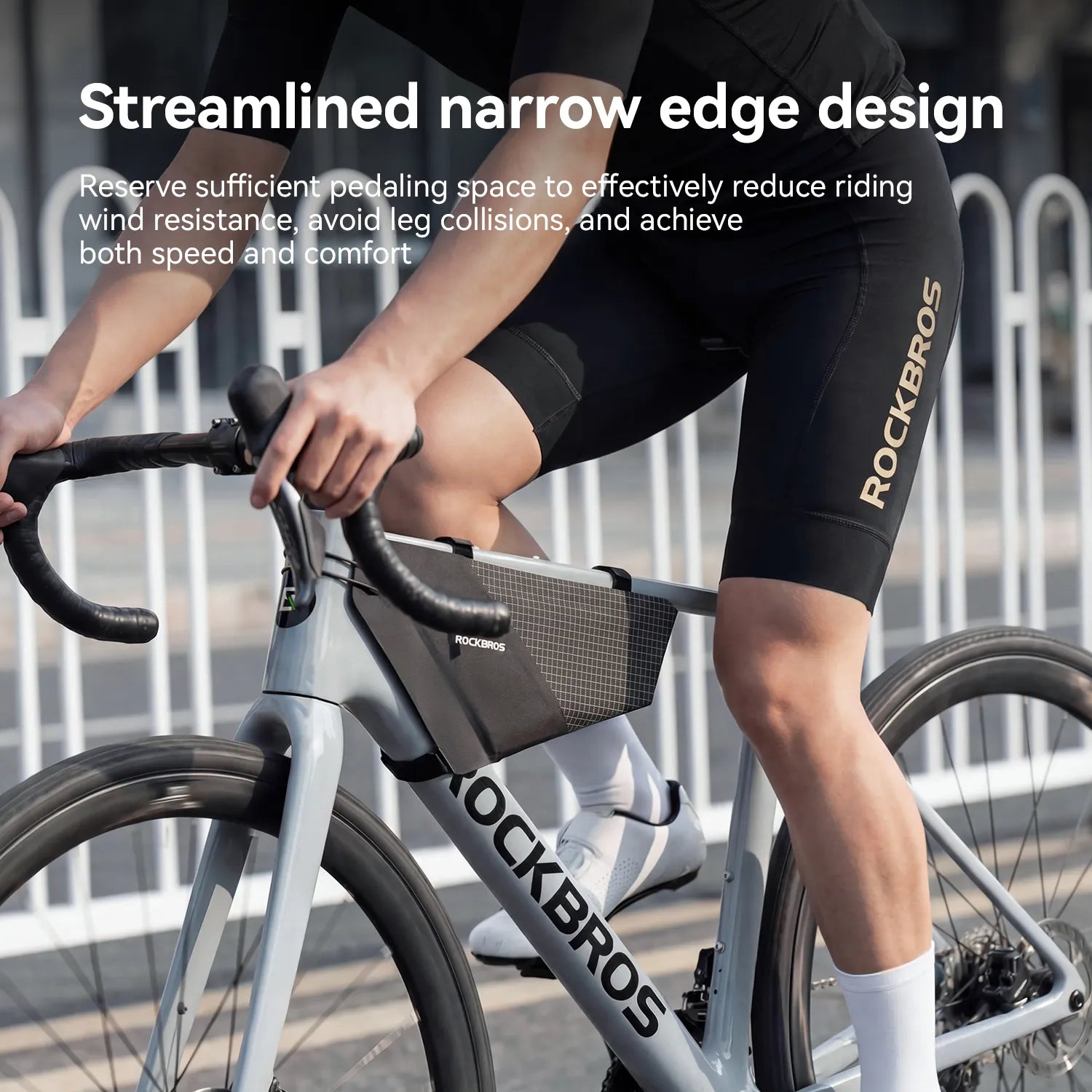 Fully waterproof cycling frame bag with seamless welded construction for all-weather riding