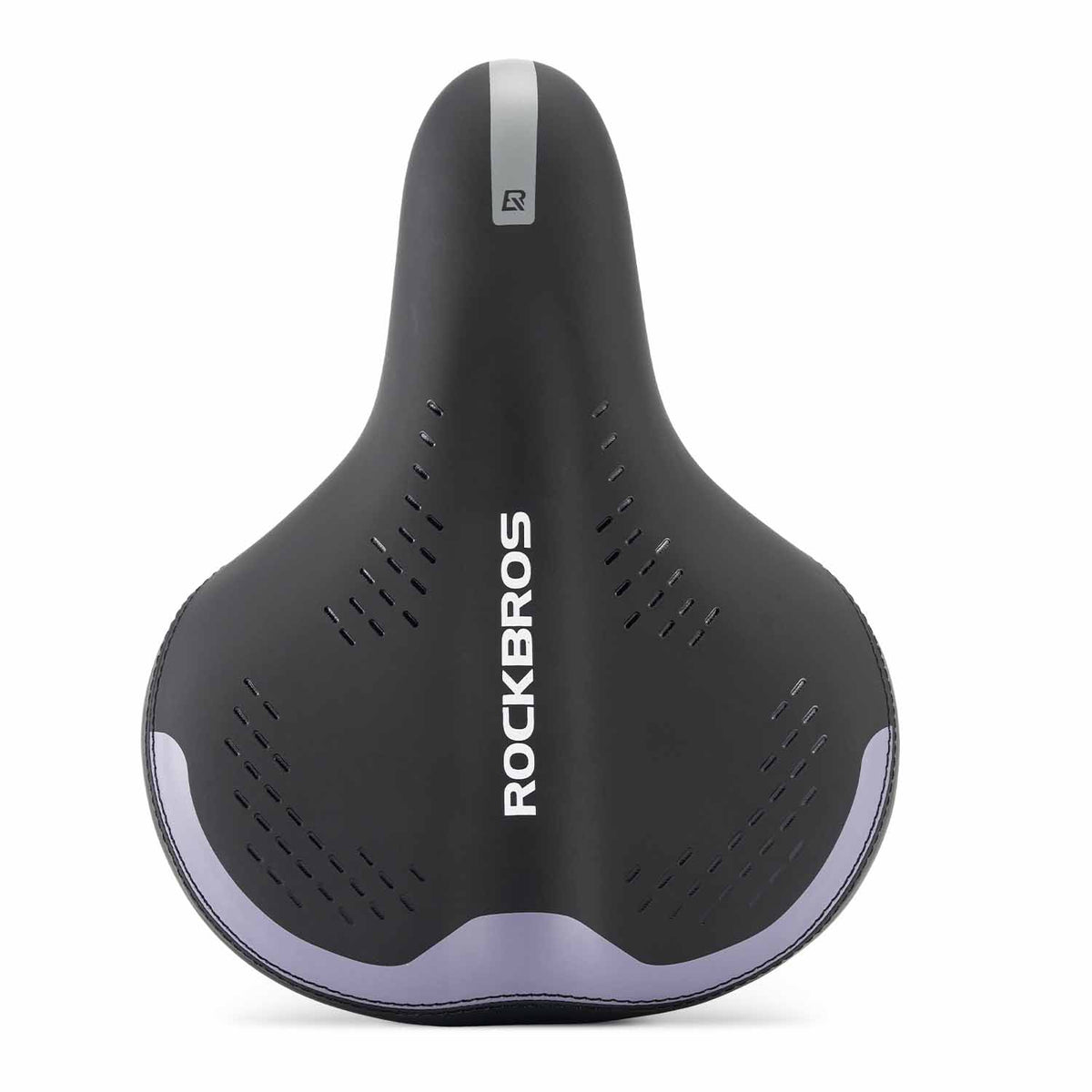 ROCKBROS air cushion bike seat with wide comfortable design for long rides
#Color_Purple