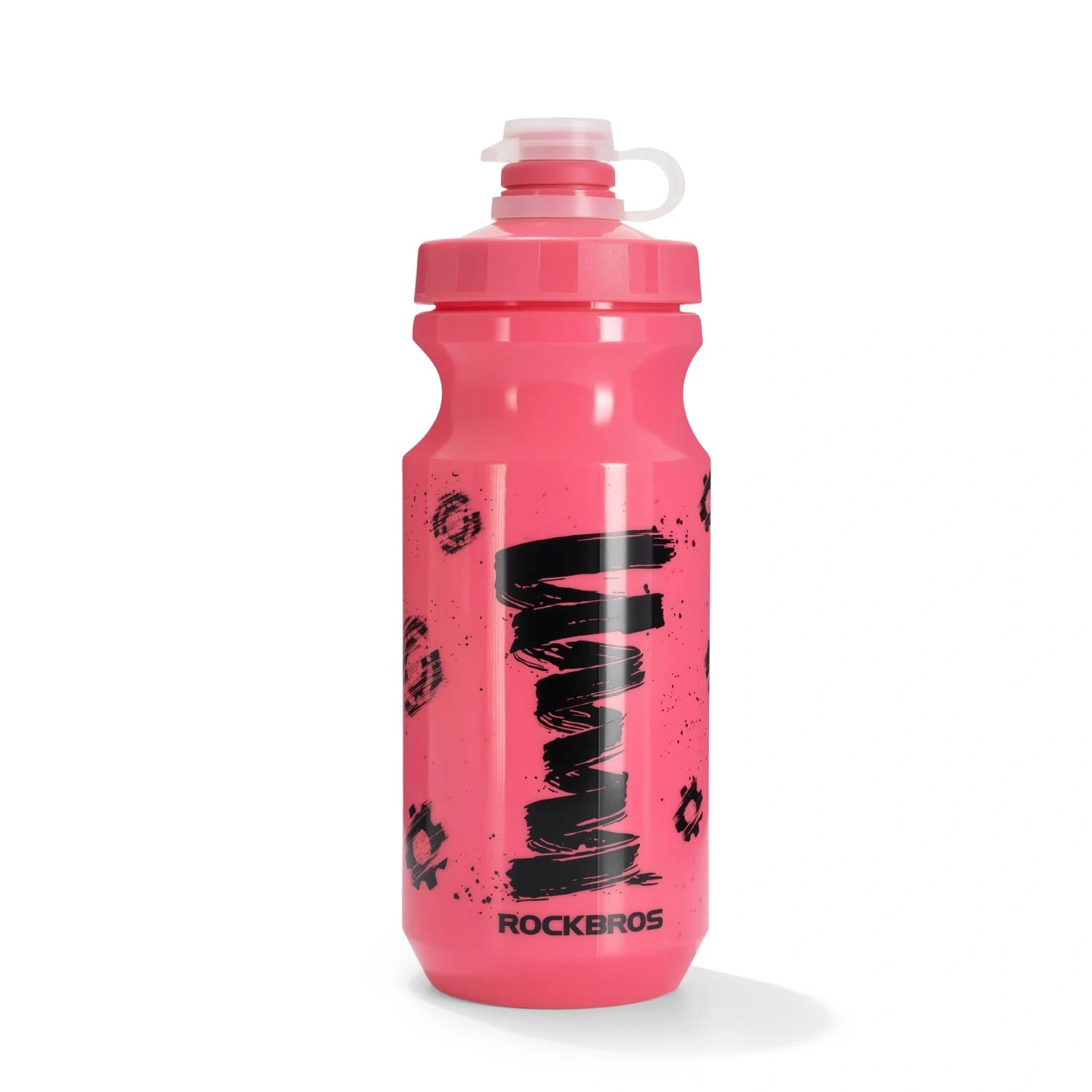 rockbros antibacterial cycling water bottle 600ml squeeze leak proof bpa free for cycling gym and outdoor use
#Style_Classic Pink