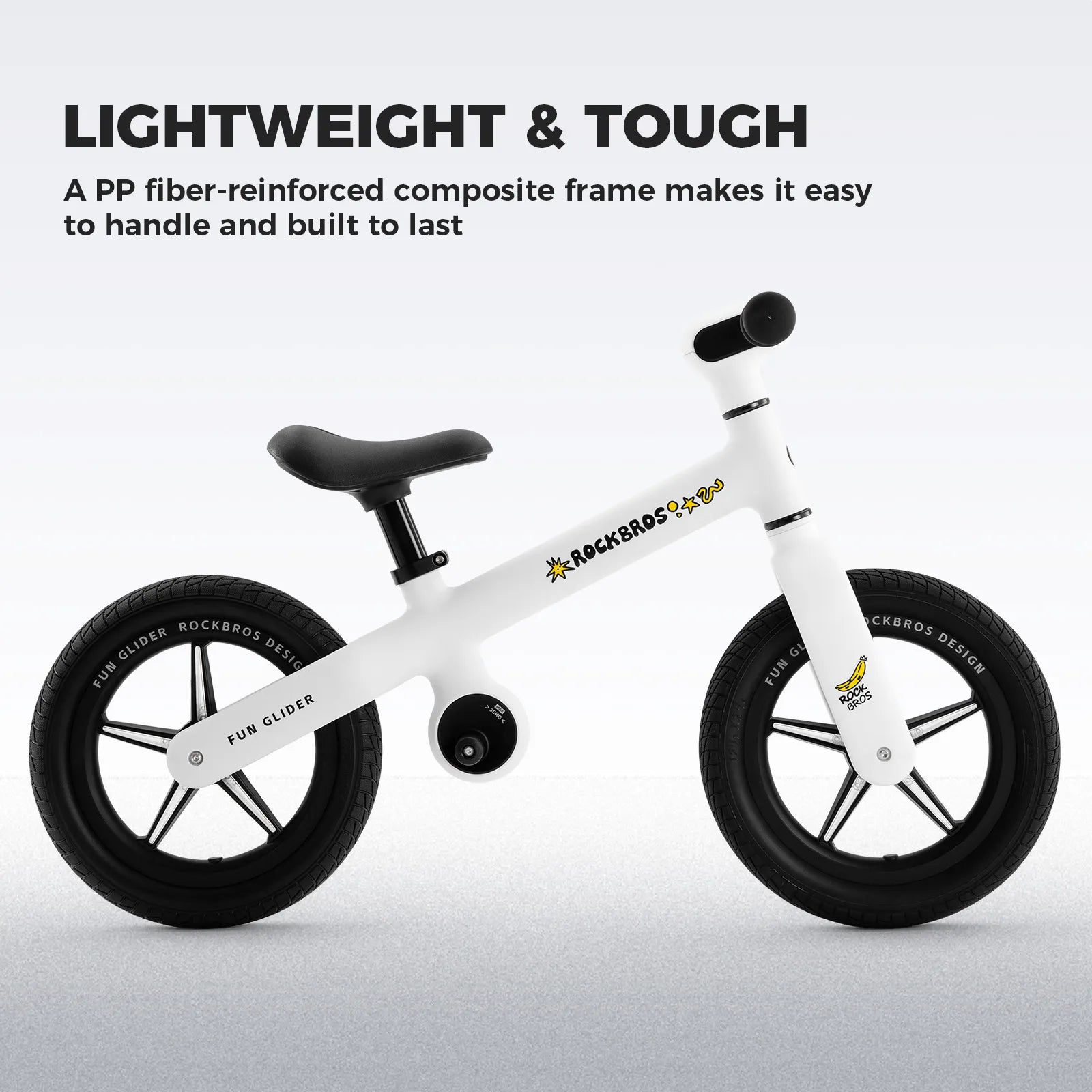 Balance Bike & Kids Helmet Safety Set