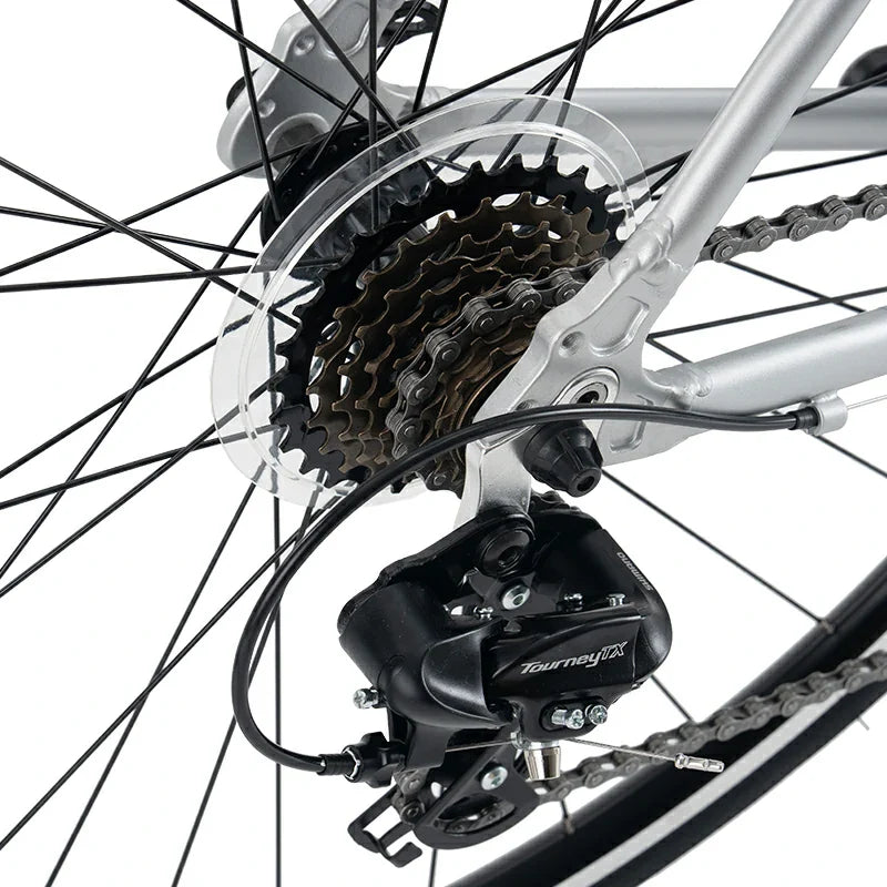 ROCKBROS beginner road bike with aluminum frame and 700C wheels
#Color_Gray