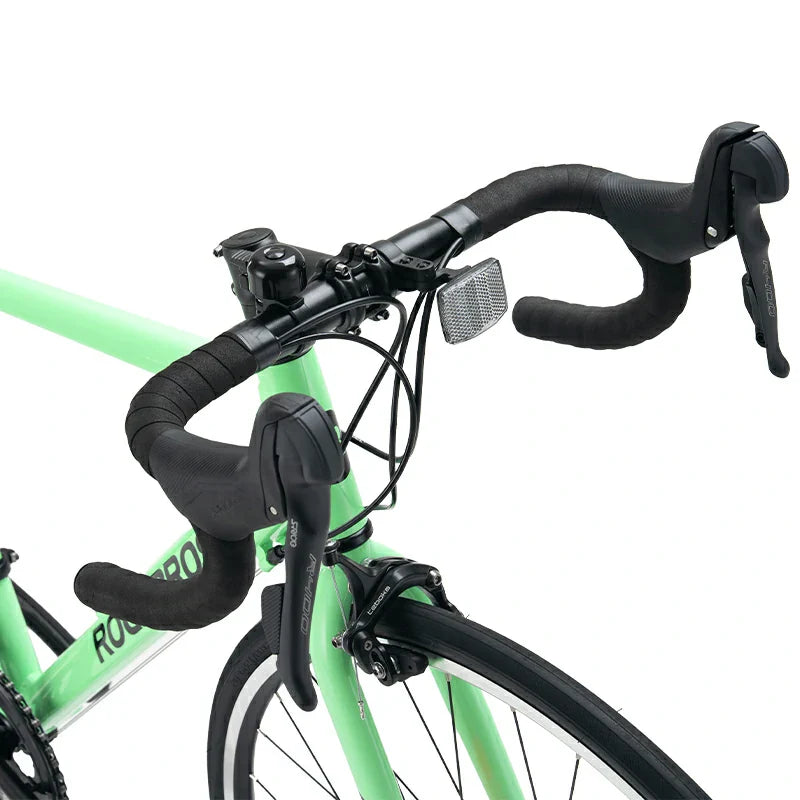 ROCKBROS beginner road bike with aluminum frame and 700C wheels
#Color_Light Green