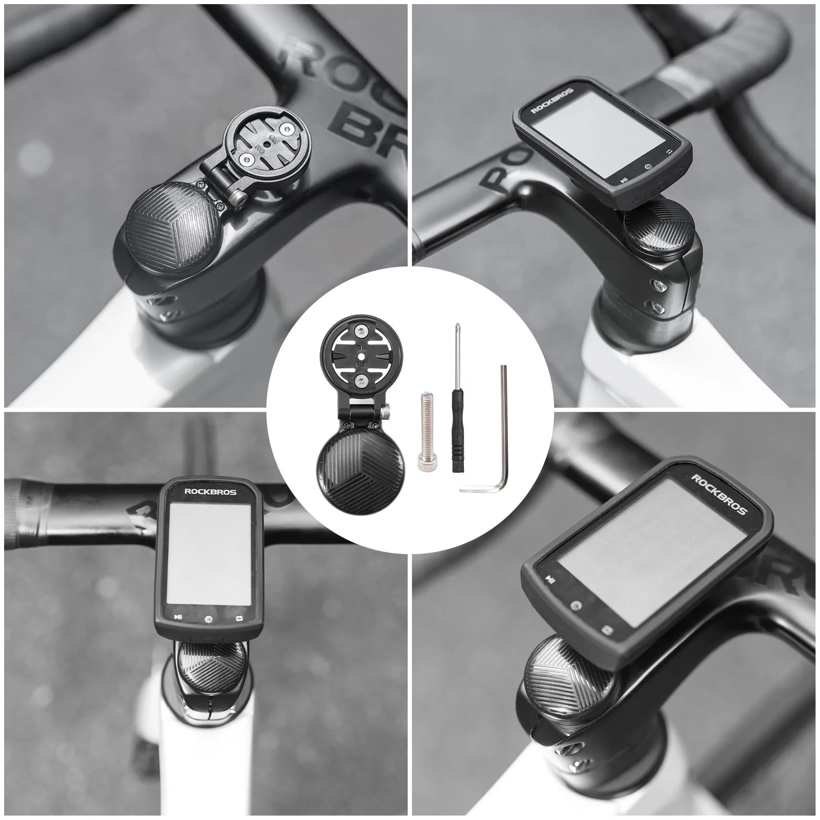 Adjustable Bike Computer Mount – Stem Cap