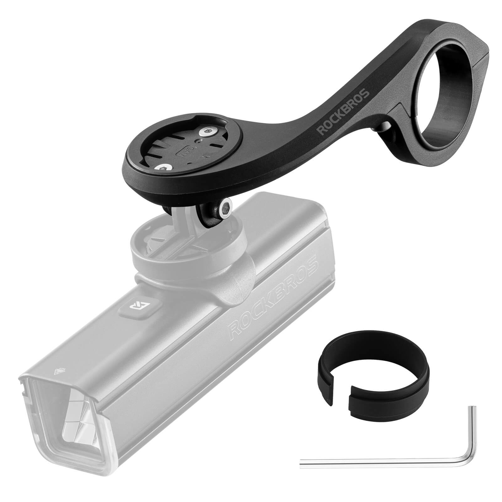 ROCKBROS dual mounting bike computer mount, standard and inverted installation for road and mountain bikes