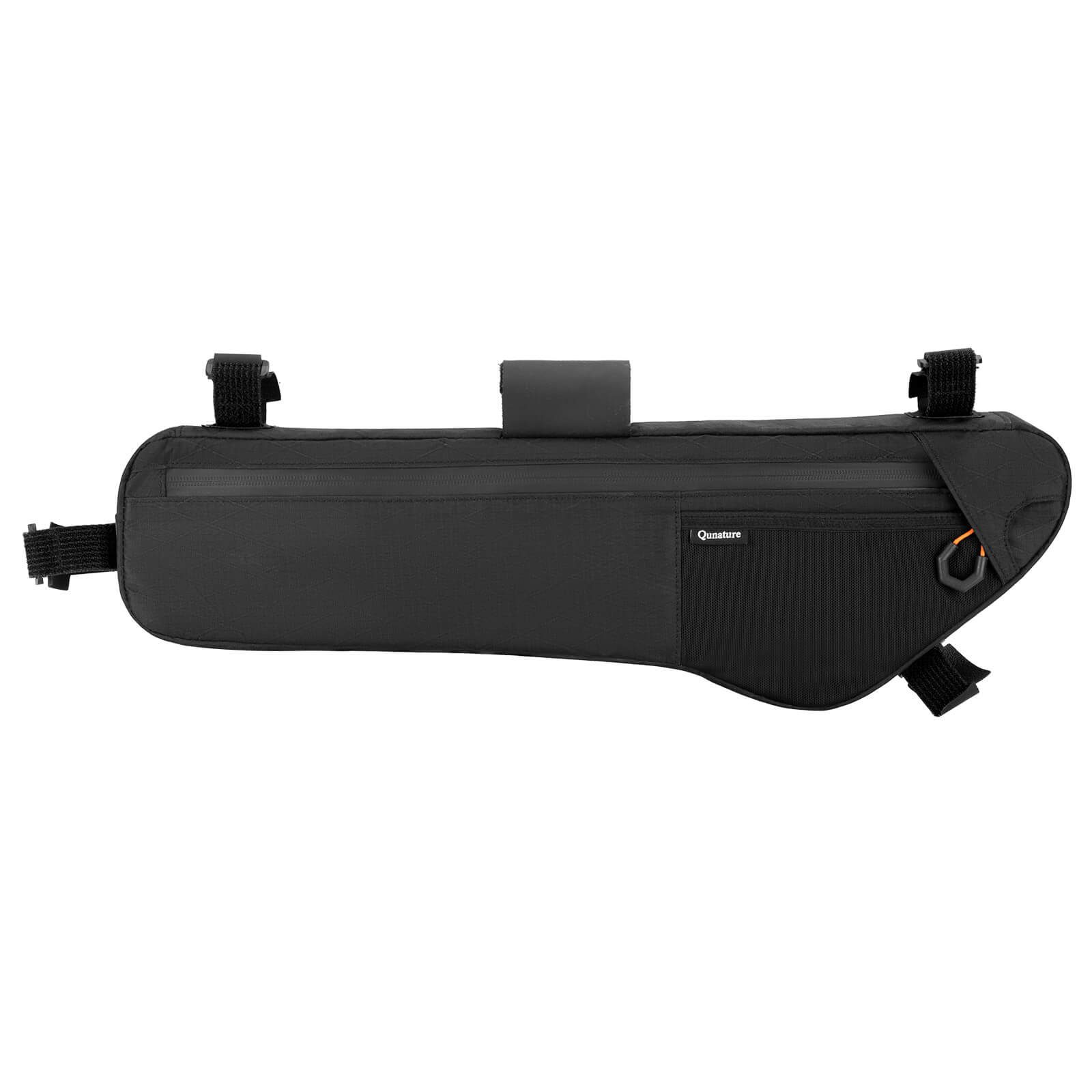 Qunature waterproof bike down tube frame bag for gravel and bikepacking, available in 3.5L, 4.2L, and 5L capacities.
#Color_Black
