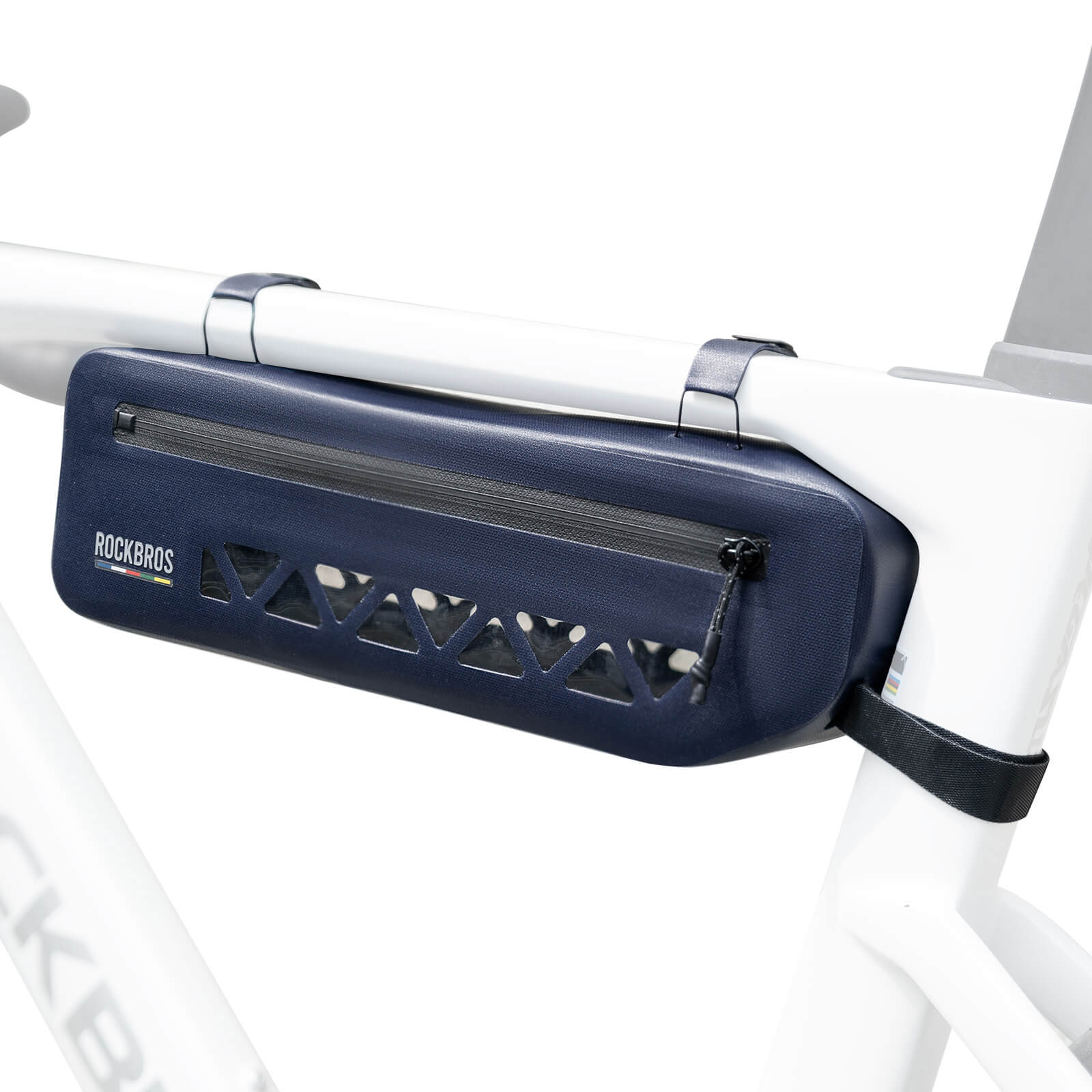 ROCKBROS Bike Frame Bag 100% Waterproof 1.7L Bicycle Storage Bag
#Color_Blue