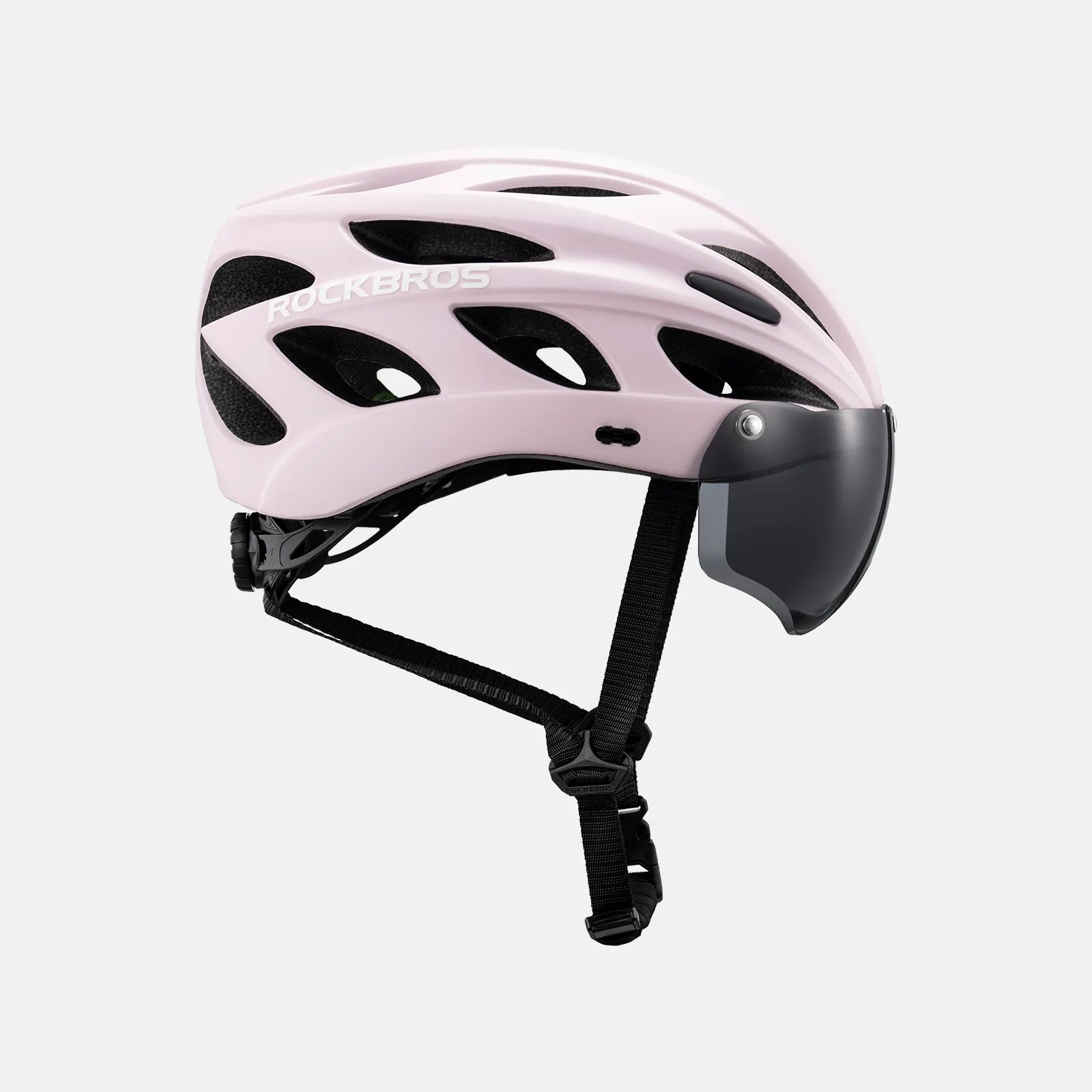 ROCKBROS bike helmet with adjustable sizes for men and women
#Color_Pink
