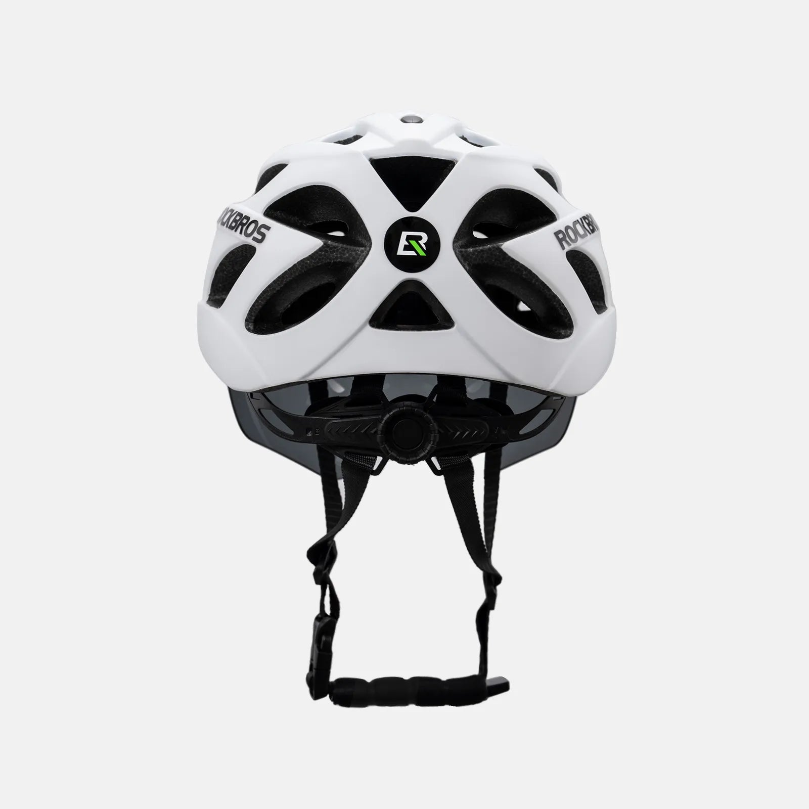 ROCKBROS bike helmet with adjustable sizes for men and women
#Color_White