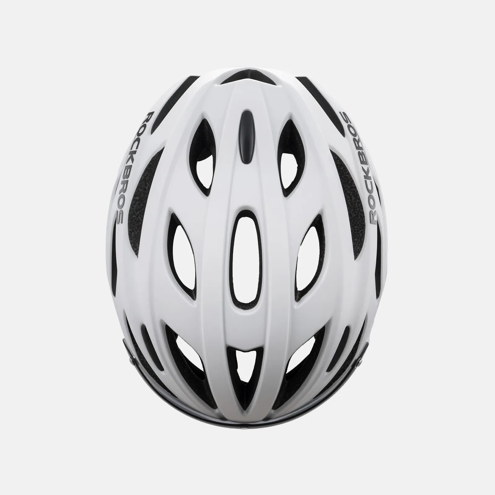 ROCKBROS bike helmet with adjustable sizes for men and women
#Color_White