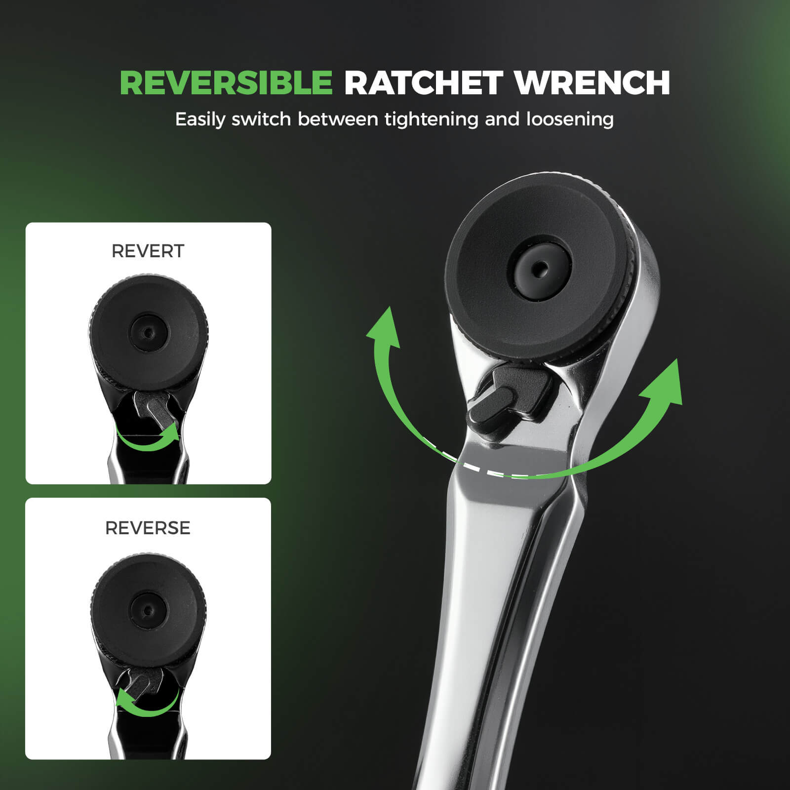 ROCKBROS bike mini ratchet tool set with aluminum handle and magnetic bit holder