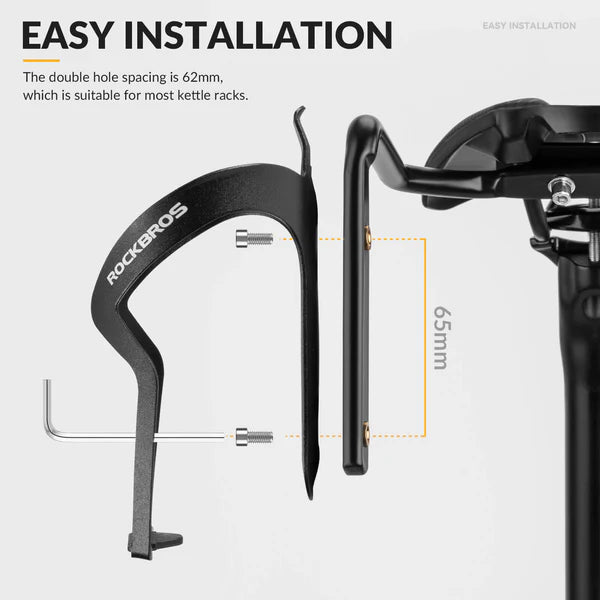 ROCKBROS bike saddle bag stabilizer seatpost mount for reducing sway on large saddle bags