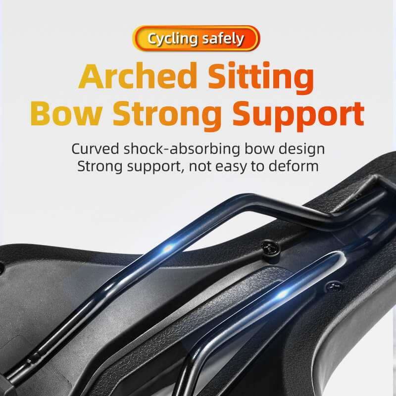 ROCKBROS comfortable and breathable bike seat with ergonomic design for road and mountain bikes