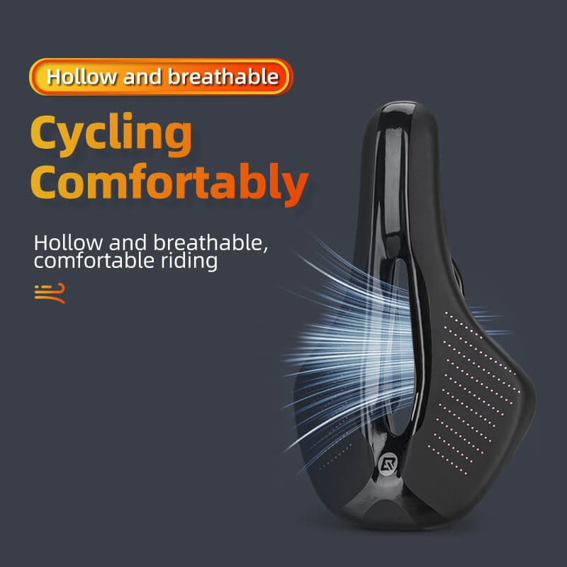 ROCKBROS comfortable and breathable bike seat with ergonomic design for road and mountain bikes