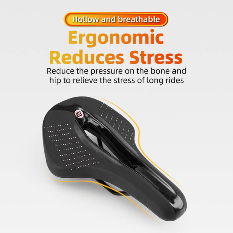 ROCKBROS comfortable and breathable bike seat with ergonomic design for road and mountain bikes