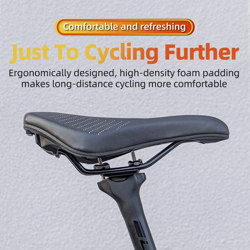 ROCKBROS comfortable and breathable bike seat with ergonomic design for road and mountain bikes