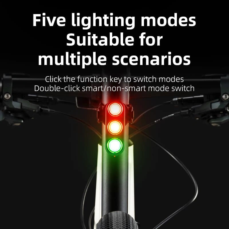 3-Color Brake Sensing Bike Tail Light