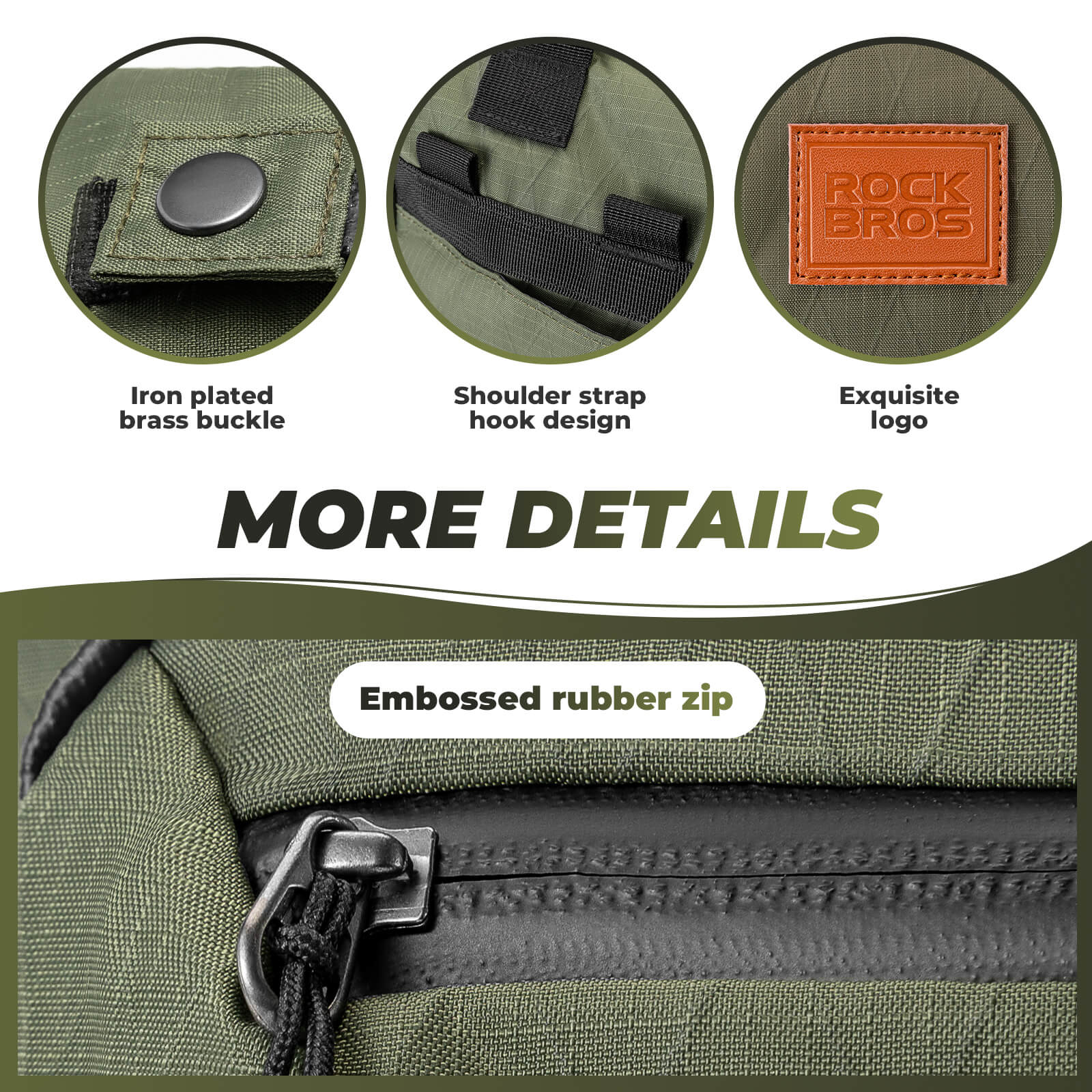 ROCKBROS Brompton Folding Bike Handlebar Bag Backpack