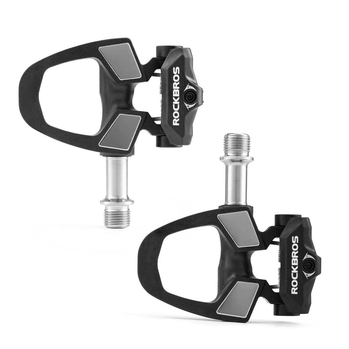 carbon fiber pedals SPD Clipless Road Bike 9/16'' 180g Titanium Alloy Axle Color:Matte Navy stocksync Gears of War (2008-2012 bearing performance