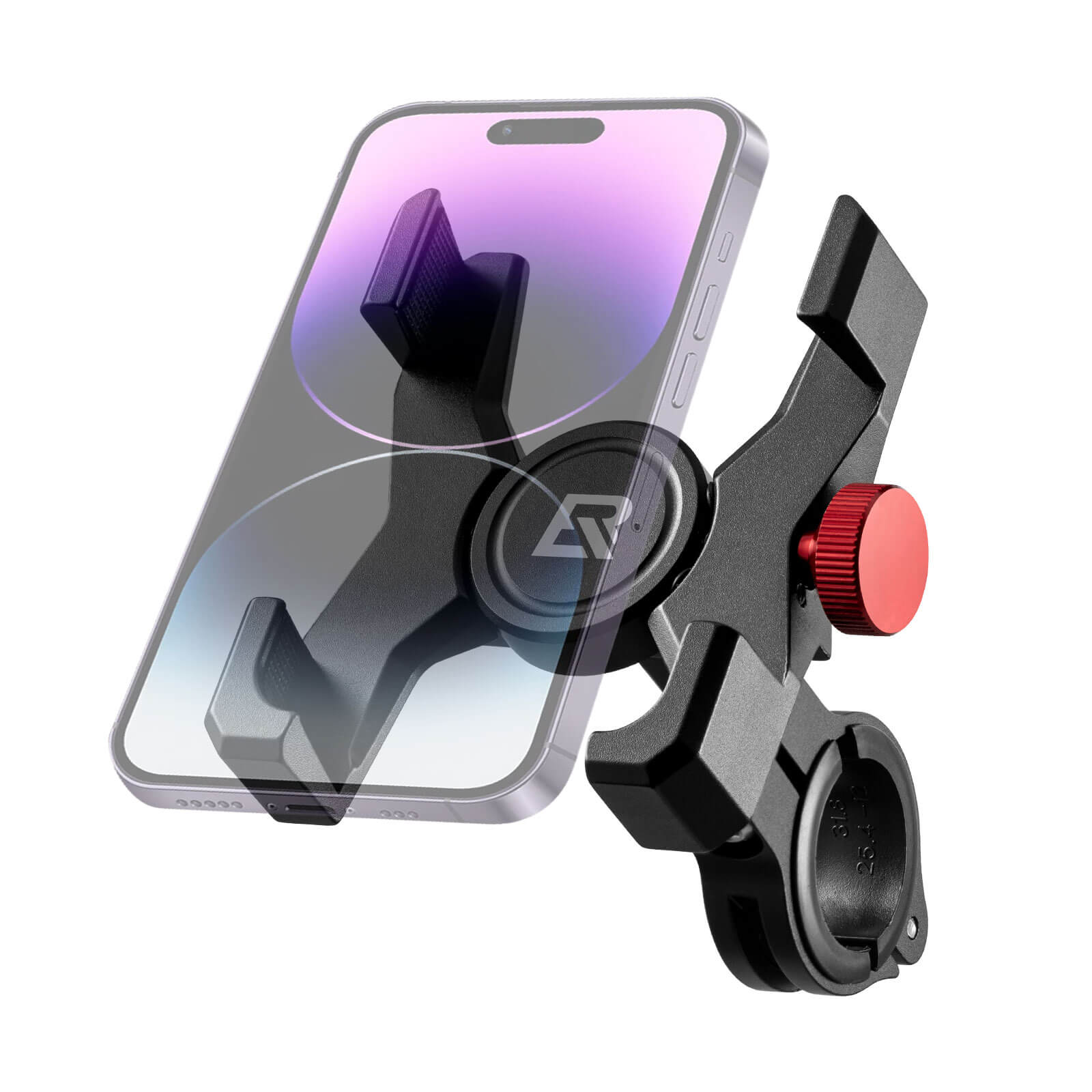 ROCKBROS aluminum clamp bike phone holder for handlebar, secure adjustable mount for cycling
#Style_Clamp Mount