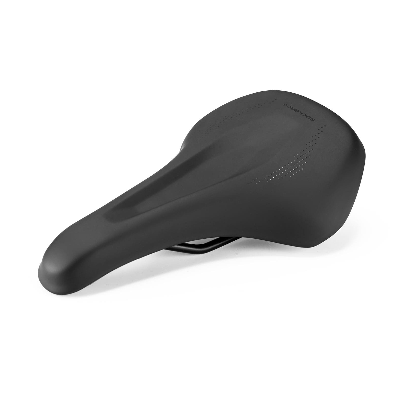 ROCKBROS breathable black bicycle saddle for long-distance cycling