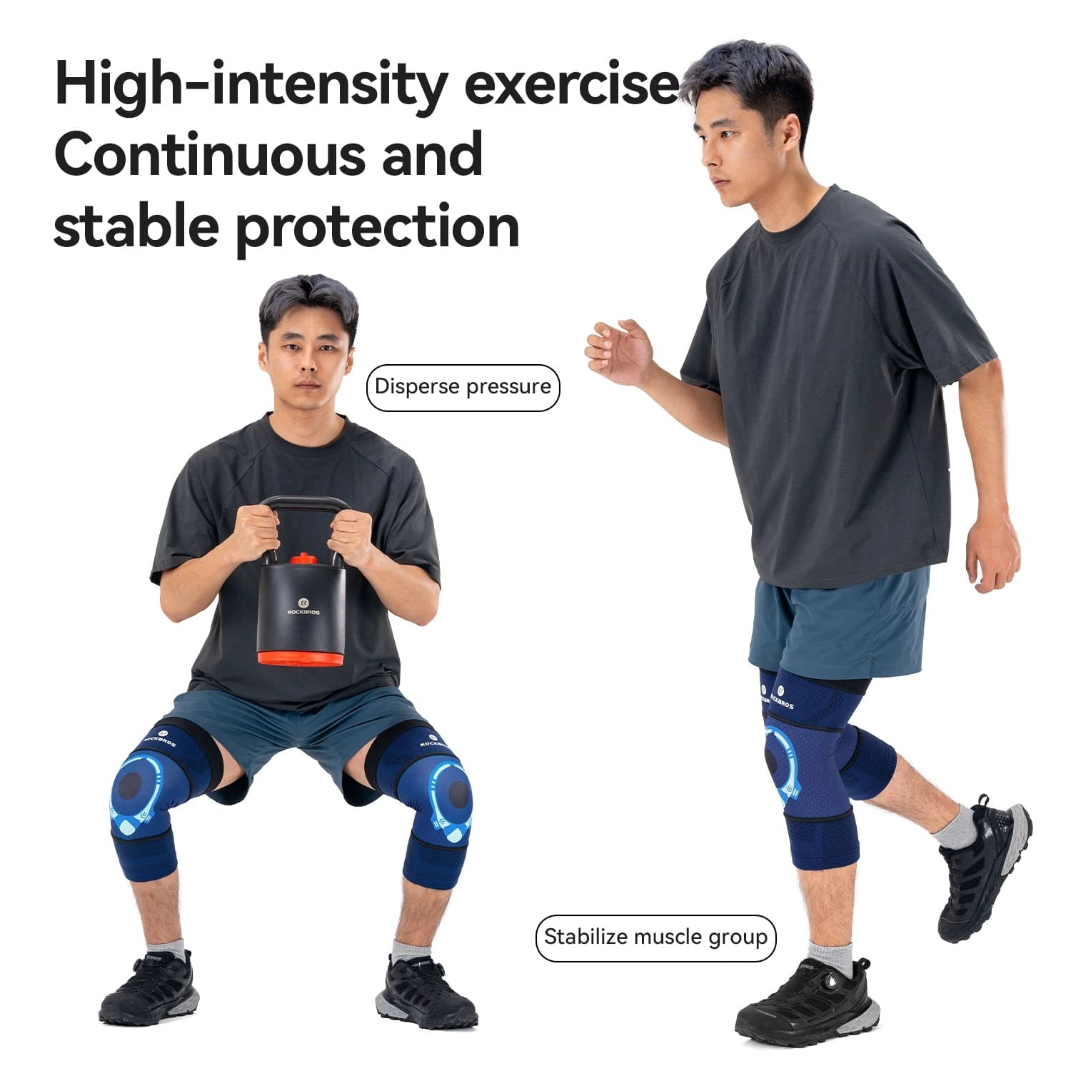 rockbros compression sun protection leg sleeves breathable uv protection anti-slip for cycling running