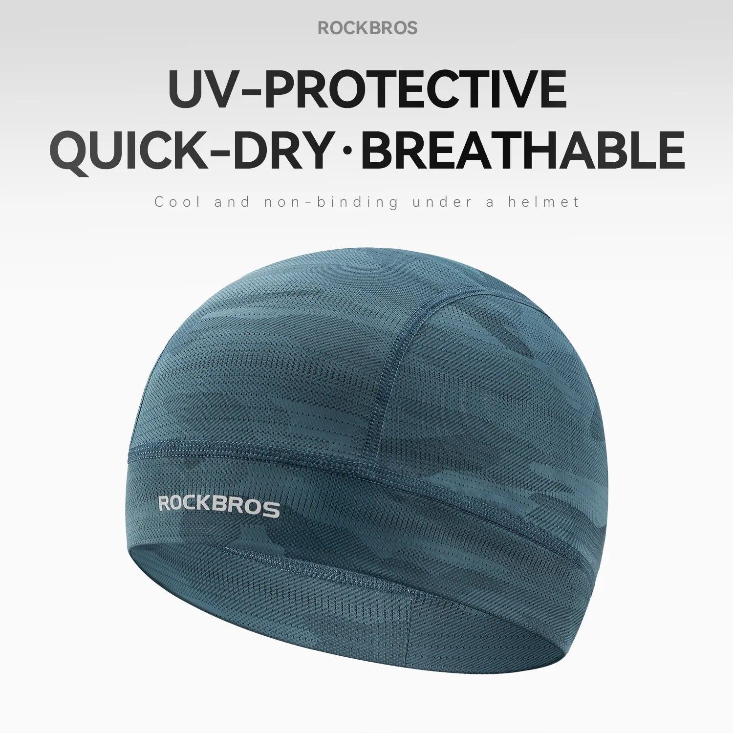 ROCKBROS Cooling Cycling Cap with UPF 50+ Sun Protection for Under Helmet and Outdoor Sports
#Color_Blue