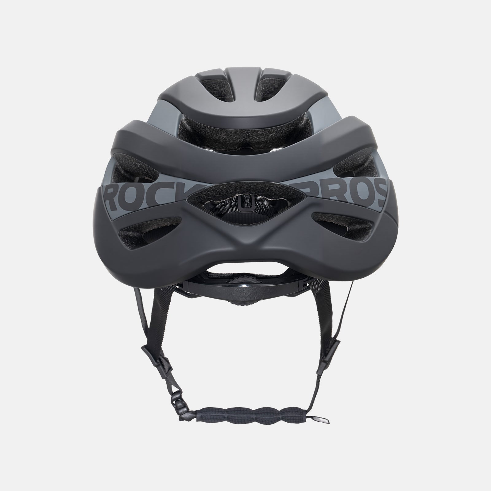 ROCKBROS cycling helmet with CPSC certification, ionic antibacterial liner, PC+EPS in-mold construction
#Color_Black