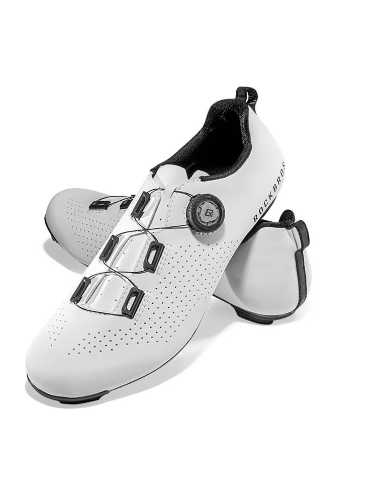 clipless pedal shoes ROCKBROS Road Clipless Cycling Shoes Carbon Fibre Sole