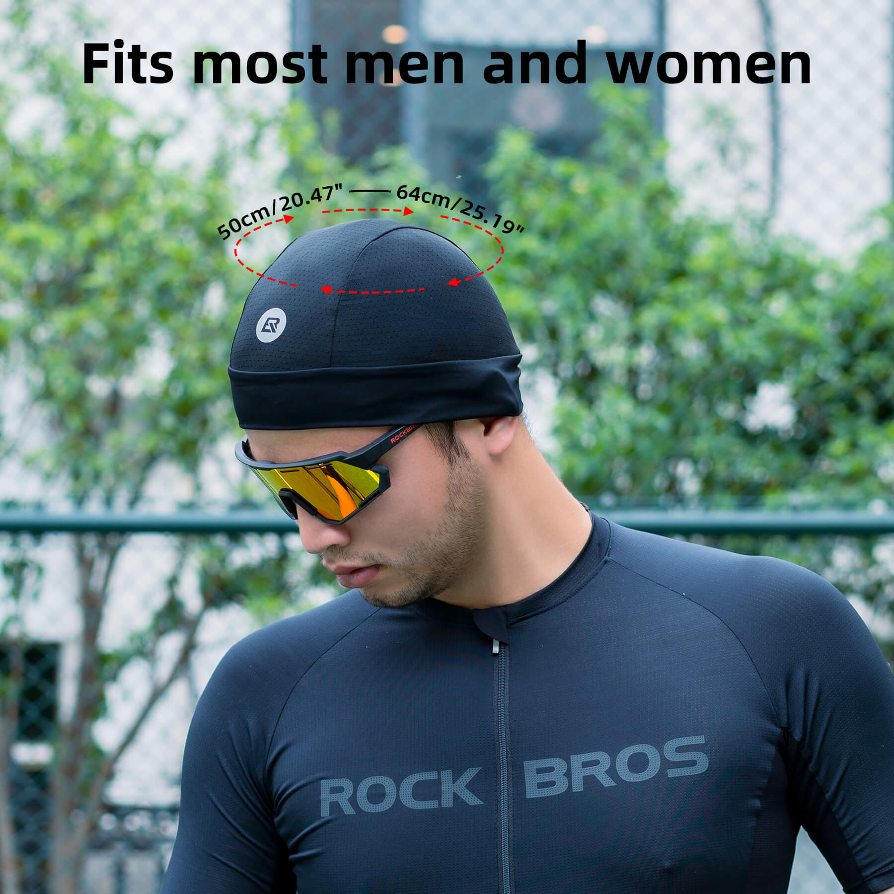 ROCKBROS Cooling Helmet Liner – Ice Silk Cycling Cap for Sun Protection During Outdoor Activities