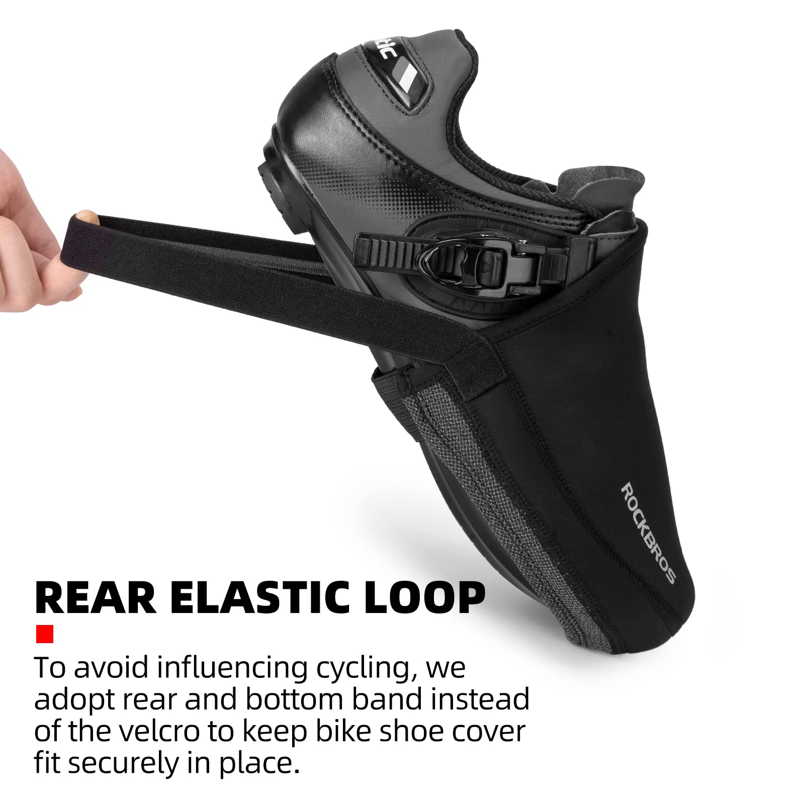 ROCKBROS cycling shoe toe covers for wind and rain protection