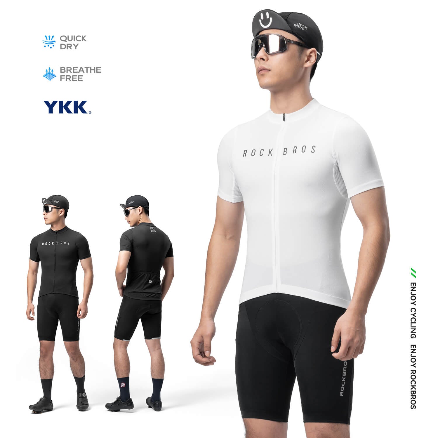 ROCKBROS Darren Men's Lightweight Cycling Jersey in short sleeve