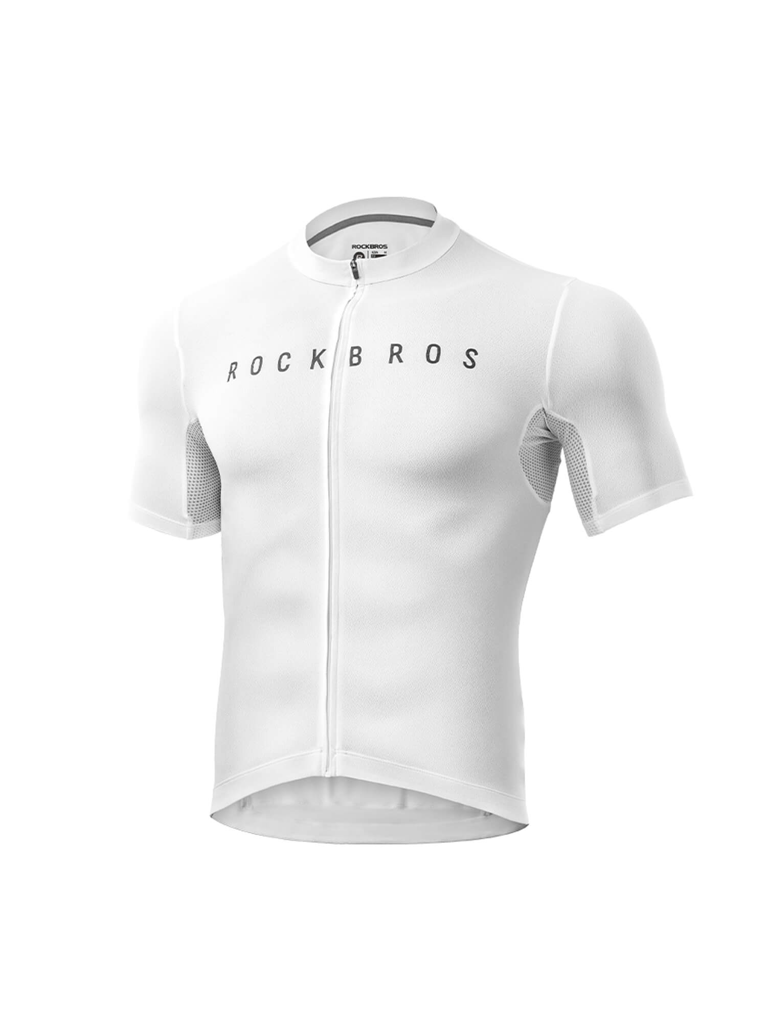 ROCKBROS Darren Men's Lightweight Cycling Jersey in short sleeve
#Color_White