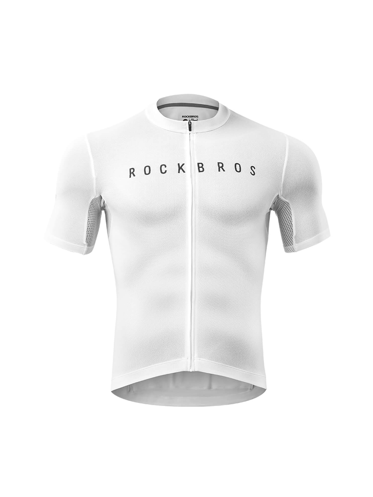 ROCKBROS Darren Men's Lightweight Cycling Jersey in short sleeve
#Color_White