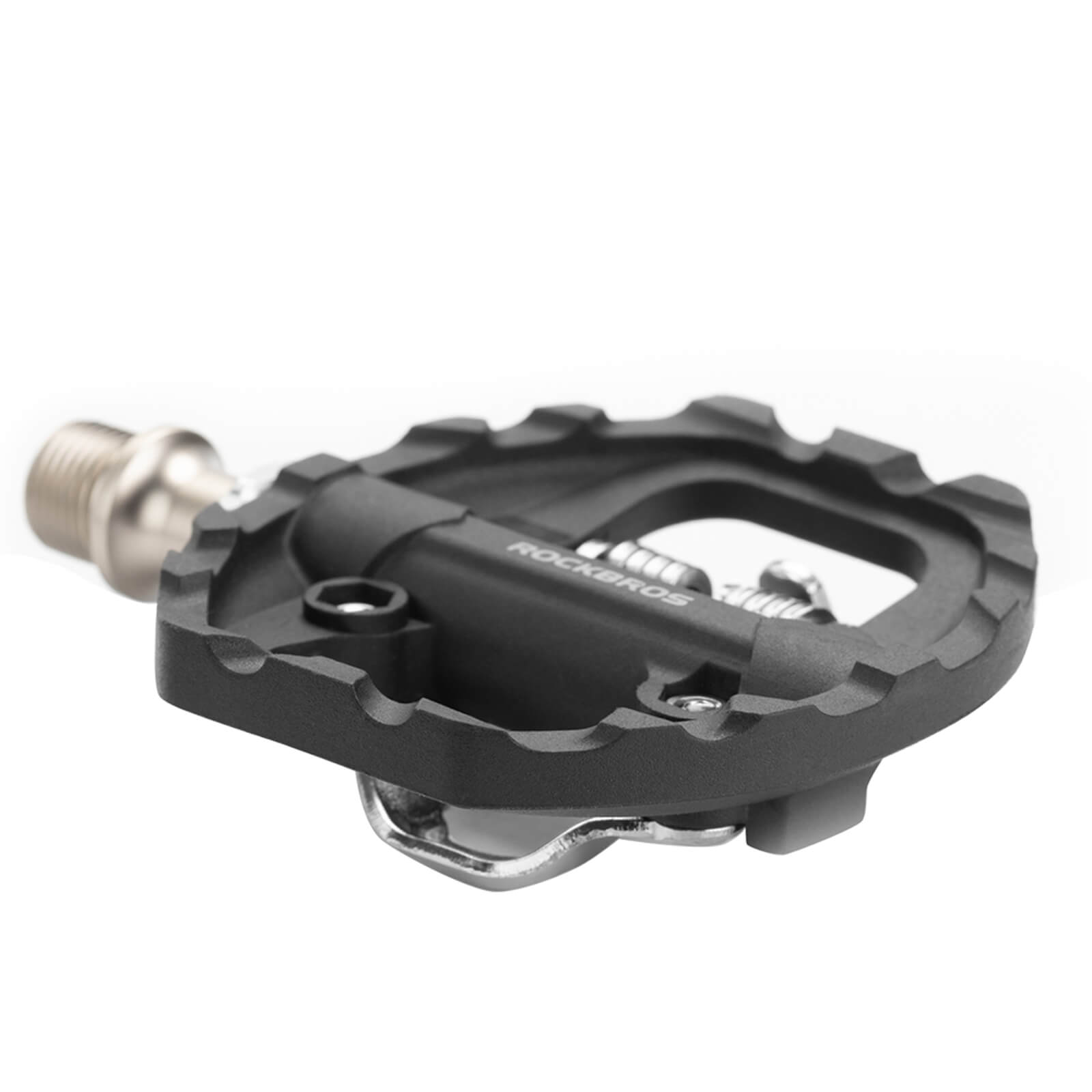 ROCKBROS dual platform MTB pedals with clipless and flat design