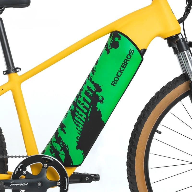 ROCKBROS E-Bike Battery Cover for Scratch Protection, Weather Resistance, and Easy Installation