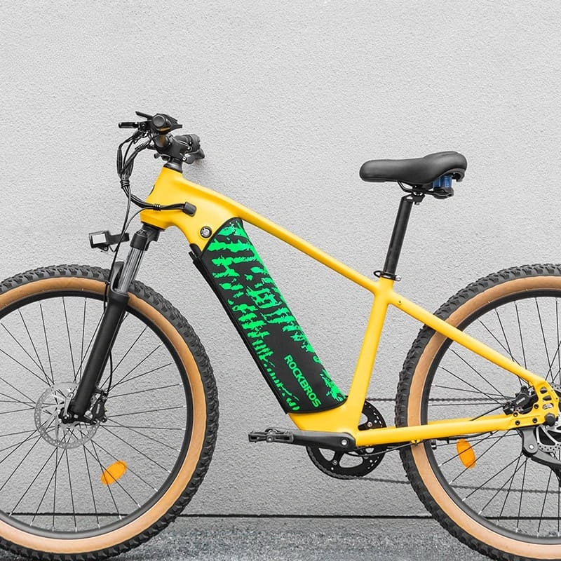 ROCKBROS E-Bike Battery Cover for Scratch Protection, Weather Resistance, and Easy Installation
