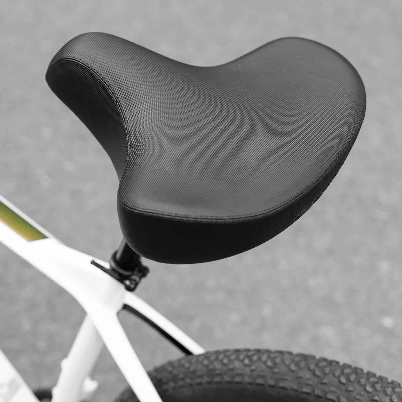 ROCKBROS extra wide bike seat cushion with thick padding for comfortable long rides