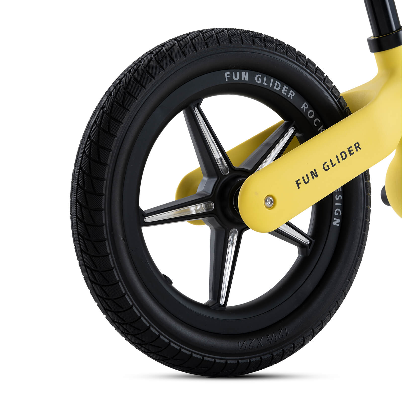 ROCKBROS FGD-P2 kids balance bike 12 inch in yellow color
#Color_Yellow
