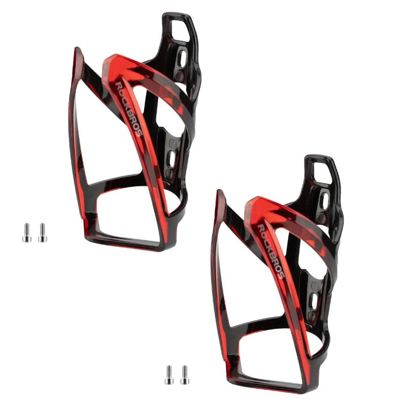 ROCKBROS FK-338 black and red water bottle cage, scratch-resistant and sturdy
#Color_Black Red