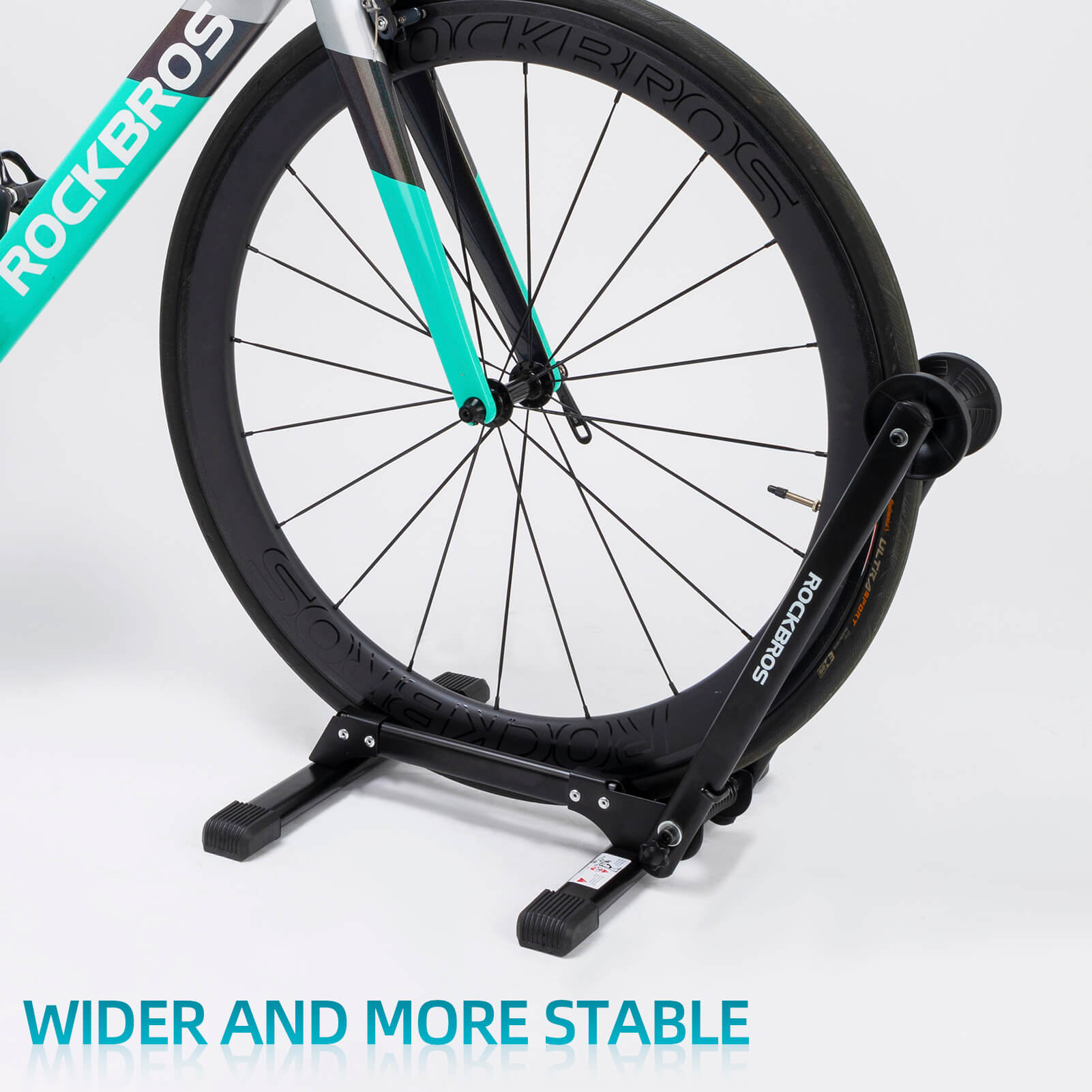 ROCKBROS foldable bike stand with stable frame design