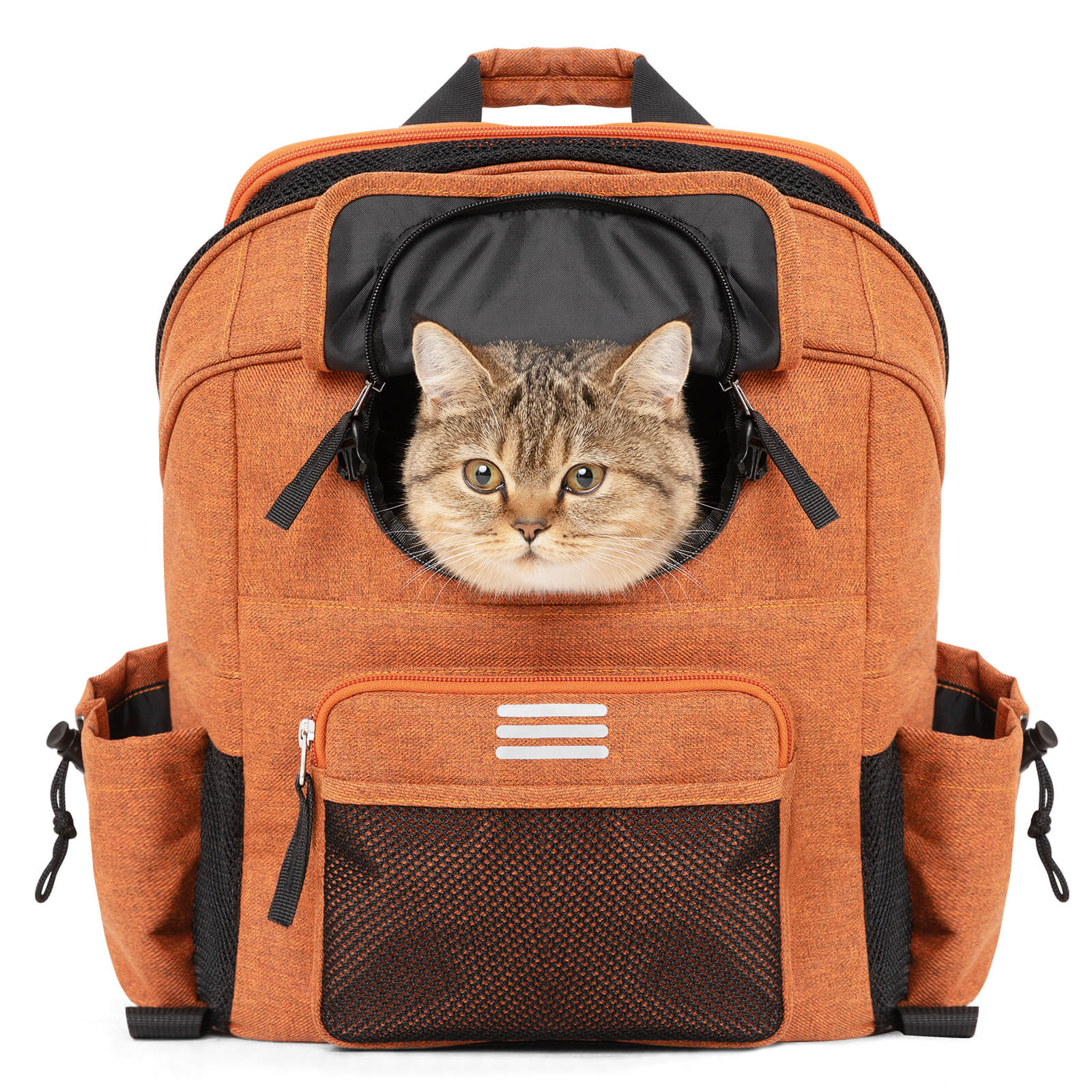 ROCKBROS Foldable Pet Handlebar Bike Bag for Brompton foldable bikes
#Color_Orange