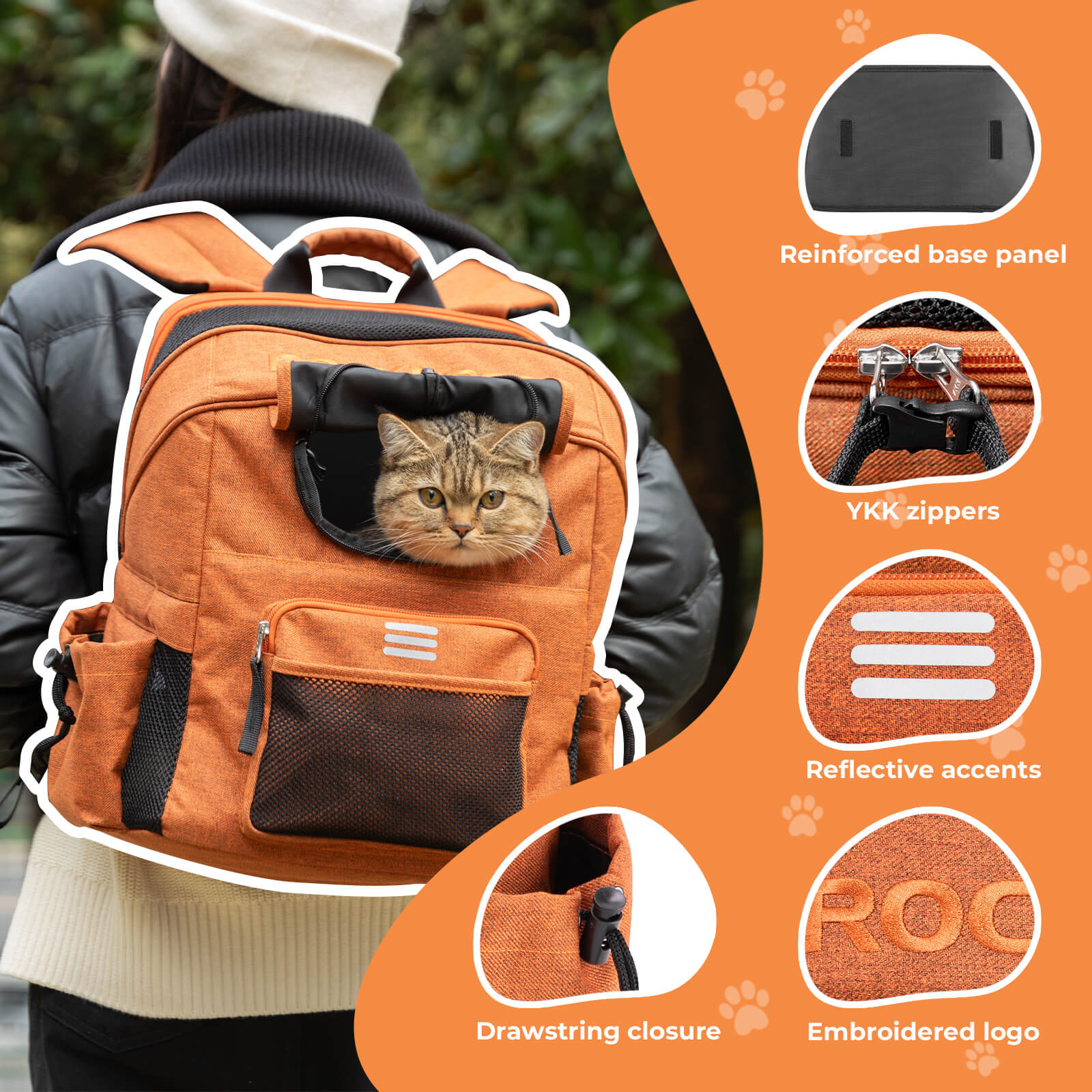 ROCKBROS Foldable Pet Handlebar Bike Bag for Brompton foldable bikes
