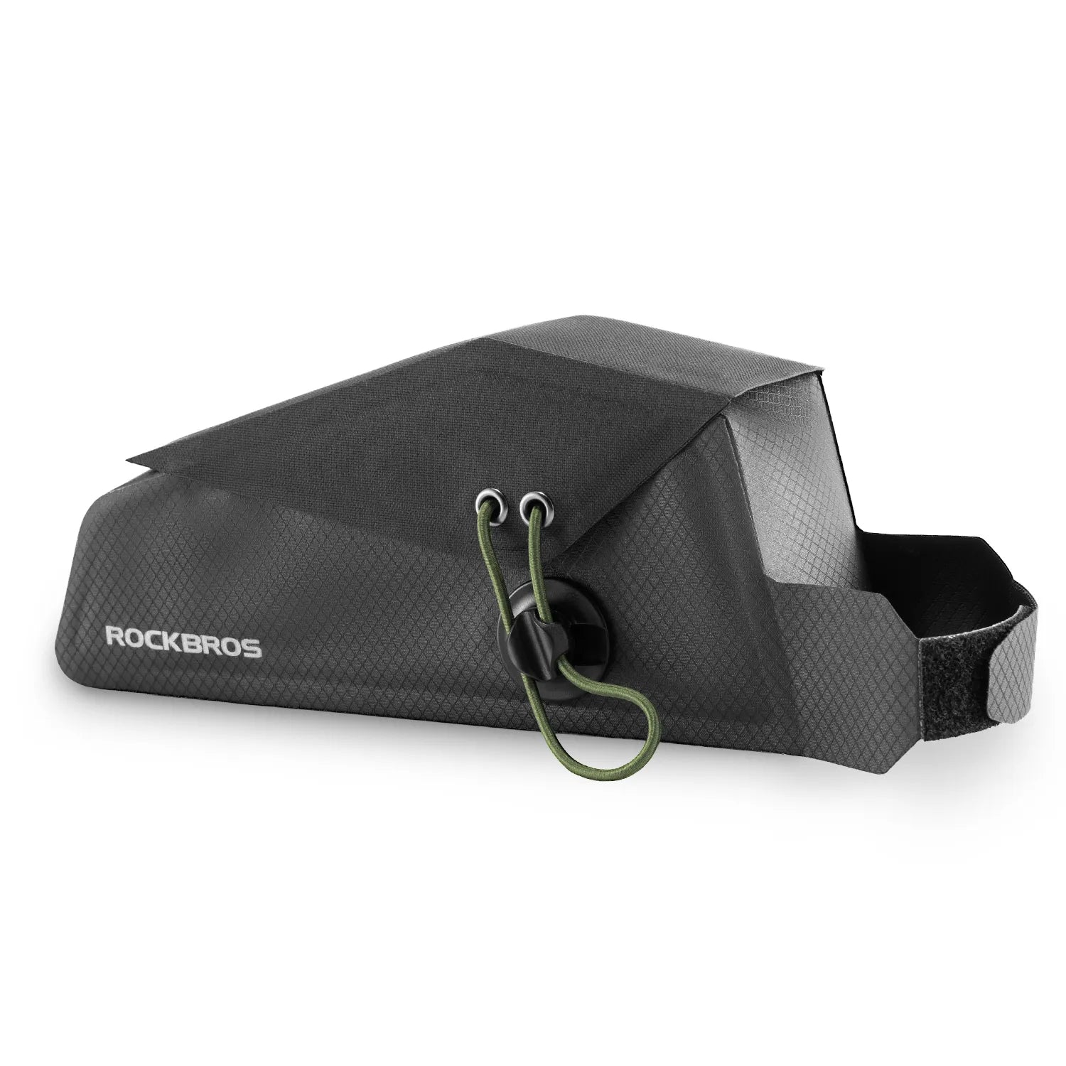 ROCKBROS fully waterproof magnetic bike top tube bag with slim 0.8L design