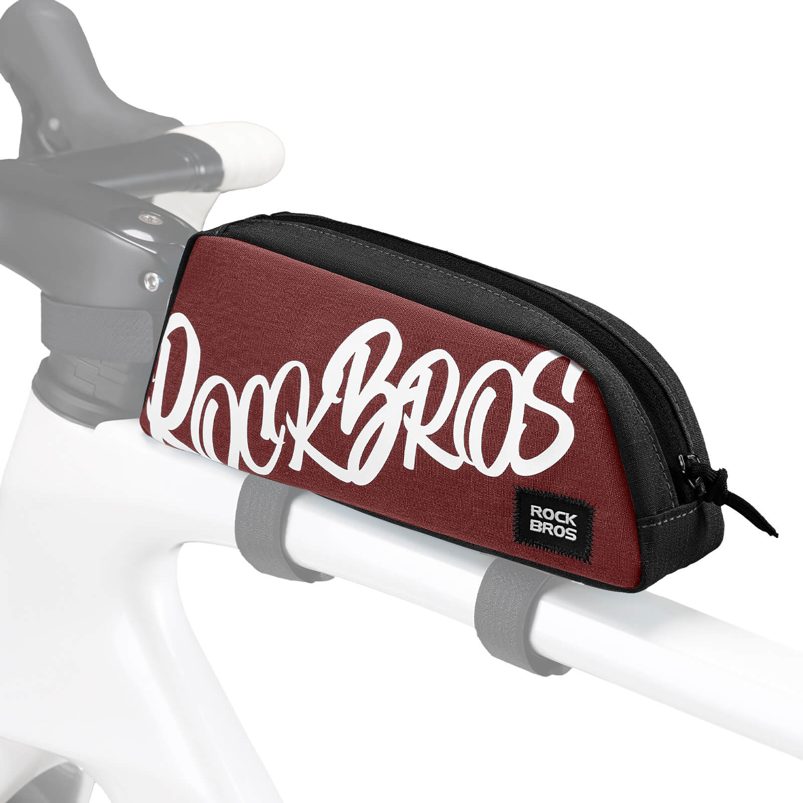 ROCKBROS G009 top tube bike frame bag for road and mountain bikes
#Color_Red
