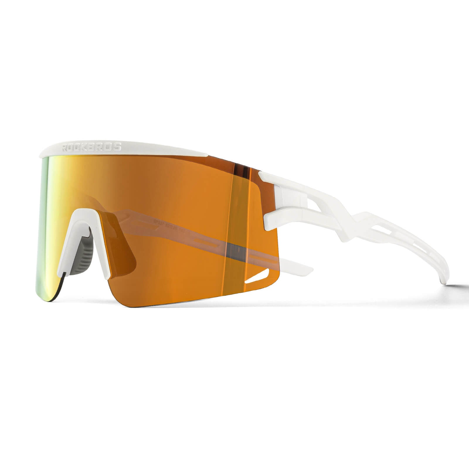 ROCKBROS Half Frame Polarized Sports Sunglasses with UV protection and lightweight TR90 frame