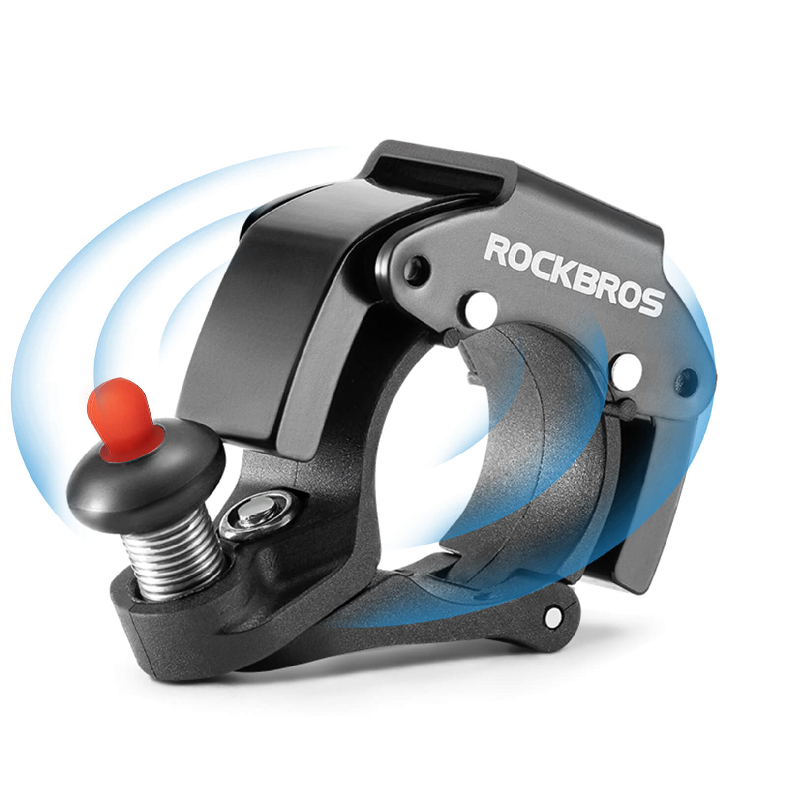 ROCKBROS Hidden Bike Bell - 100dB Crisp Sounding Stealth Bicycle Bell for MTB and Road Bikes
#Color_Black