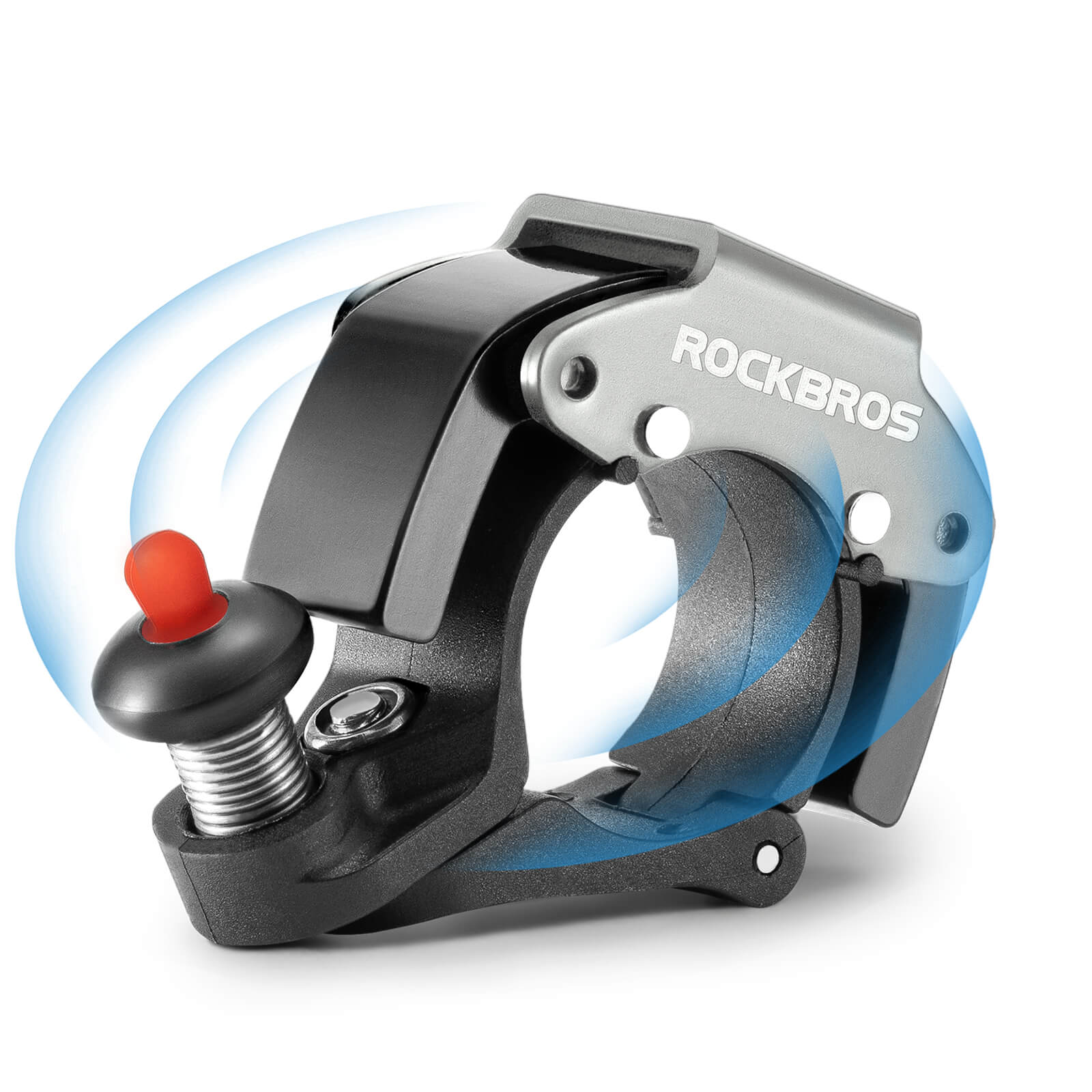 ROCKBROS Hidden Bike Bell - 100dB Crisp Sounding Stealth Bicycle Bell for MTB and Road Bikes
#Color_Titanium