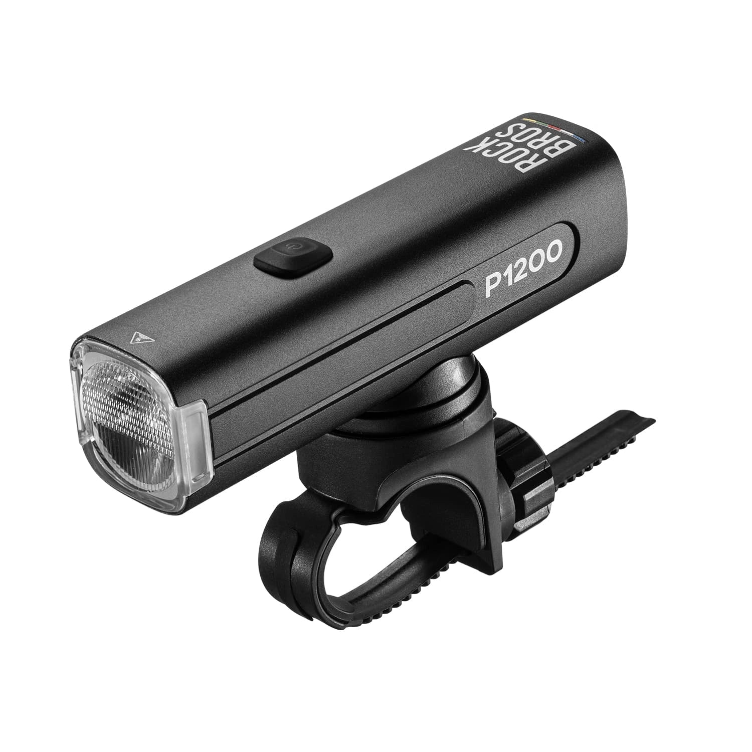 ROCKBROS high-brightness bike front light, 600–1500 lumens, USB-C rechargeable, anti-glare, waterproof aluminum body
#Brightness_1200 Lumens