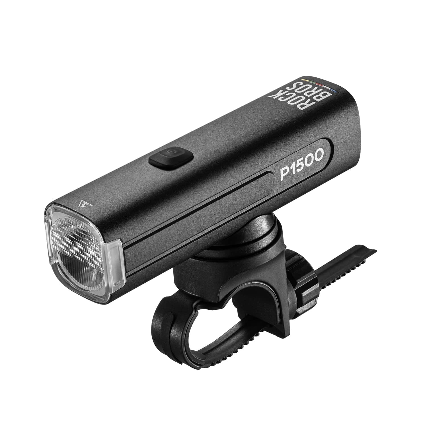 ROCKBROS high-brightness bike front light, 600–1500 lumens, USB-C rechargeable, anti-glare, waterproof aluminum body
#Brightness_1500 Lumens